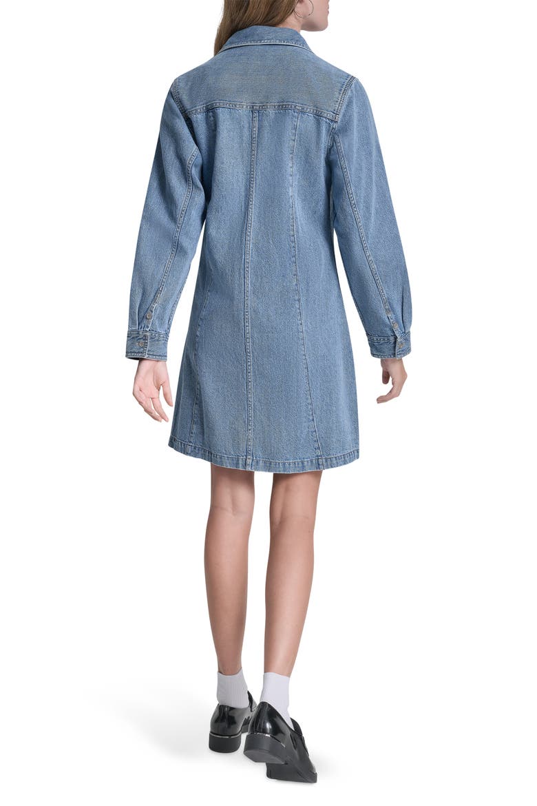 Seamed A-Line Dress, Alternate, color, HARMONY