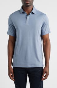 Robert Barakett Georgia Solid Pima Cotton Polo