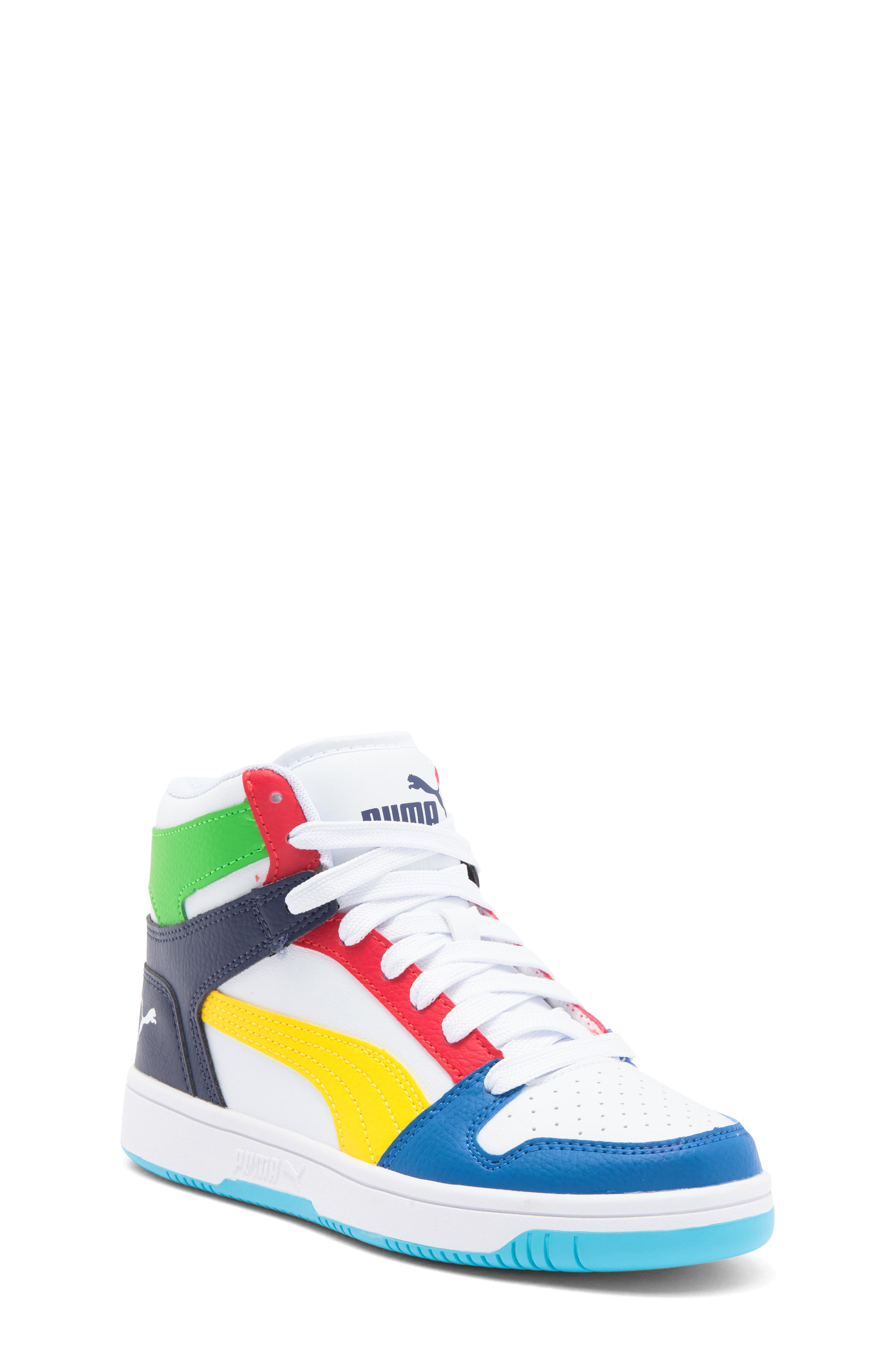 PUMA Kids' Rebound Layup Sneaker, Main, color, 
