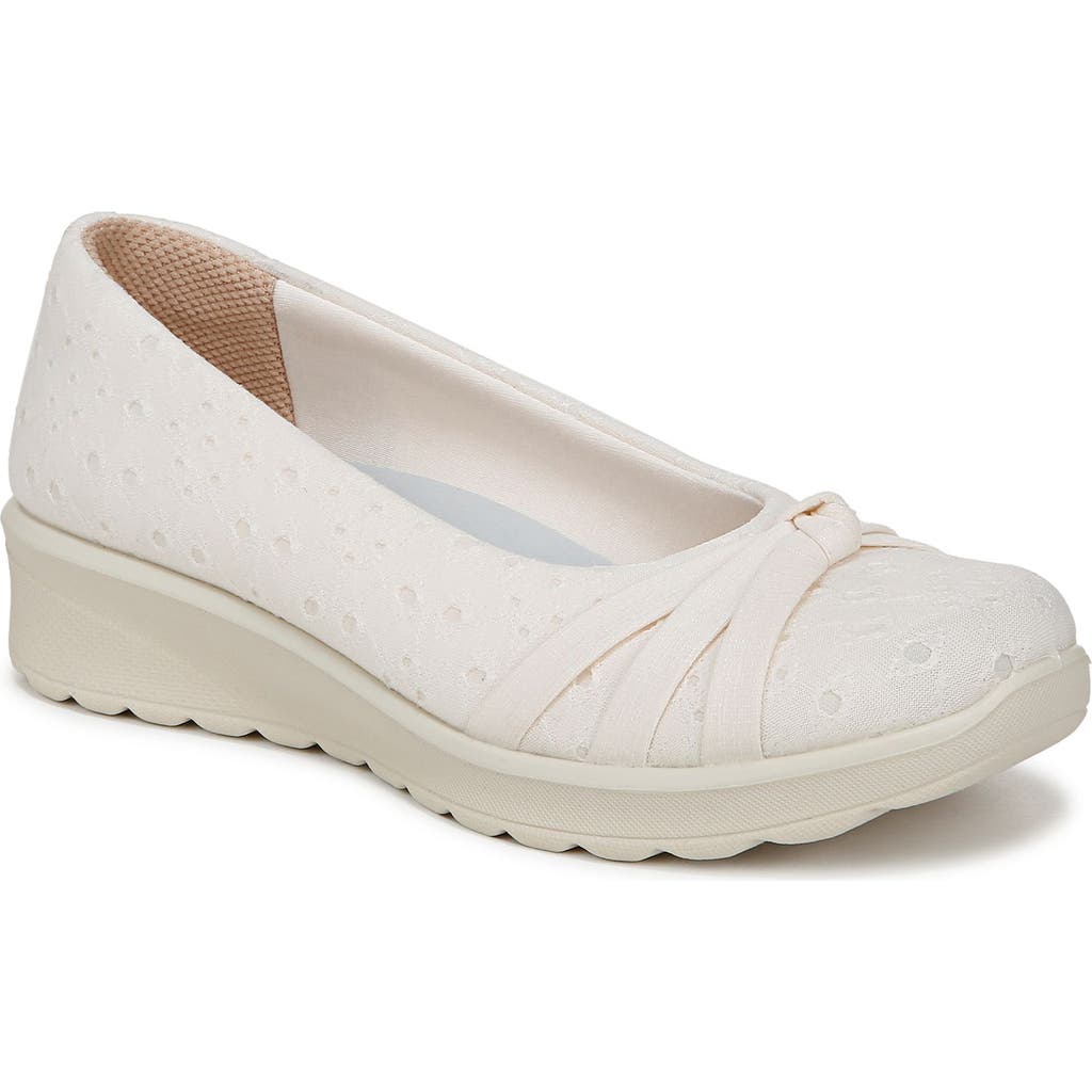 Bzees Women's Gem 2 Washable Round Toe Ballerina Flats In Sugar Floral