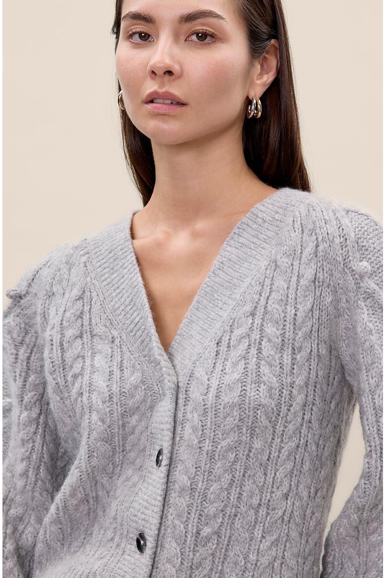 Petra Cardigan, Alternate, color, Light Grey