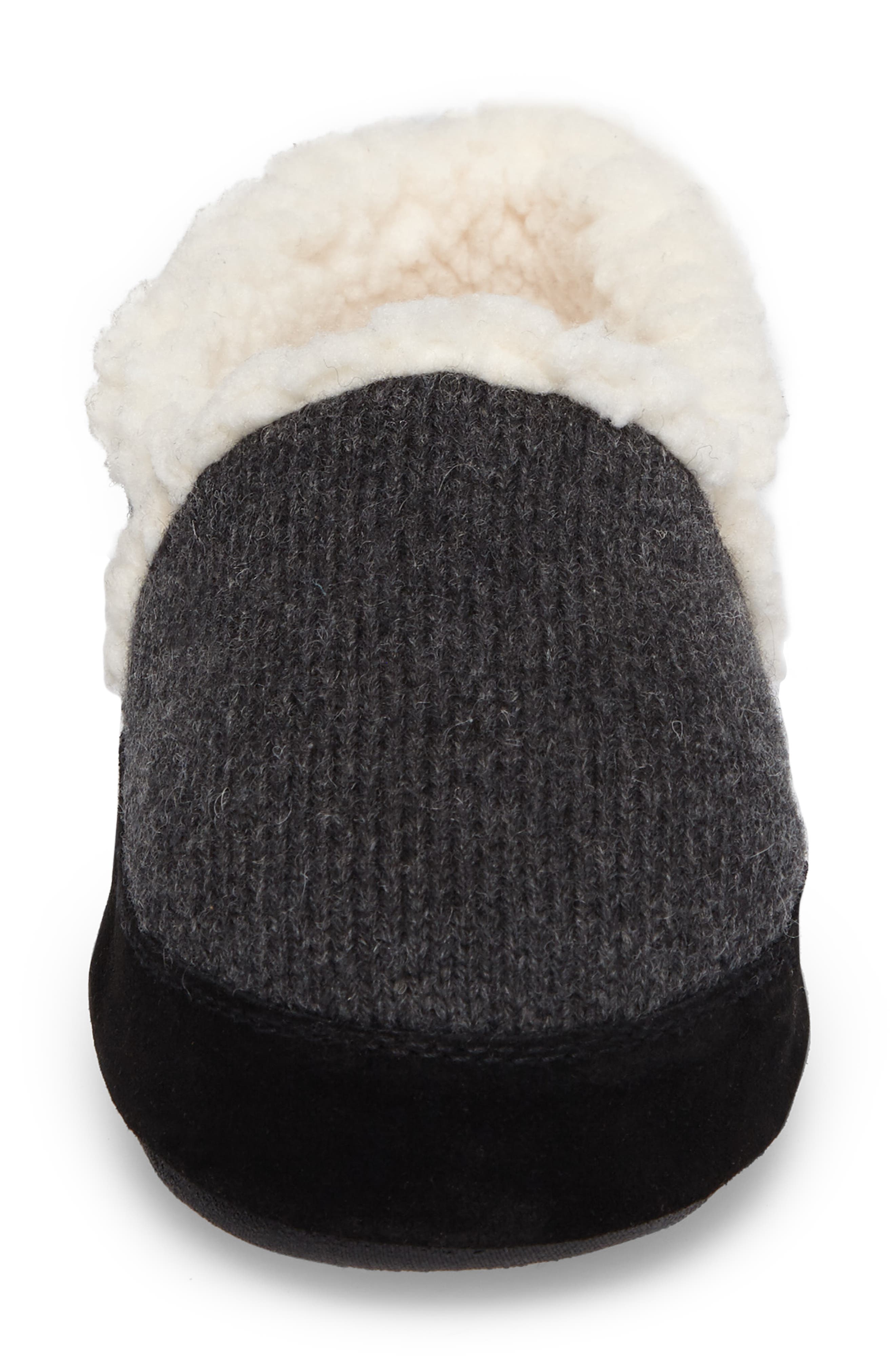 Acorn Moc Ragg Slipper, Alternate, color, Dark Charcoal Heather