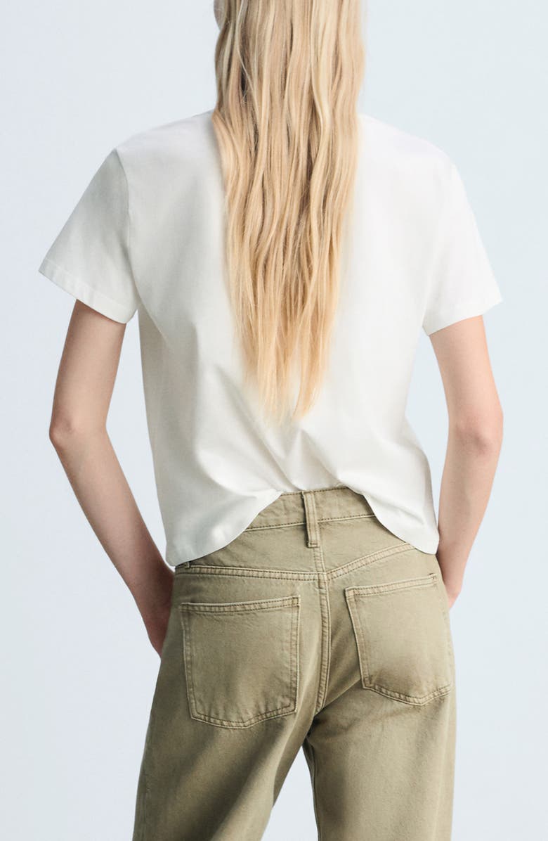 MANGO Graphic T-Shirt, Alternate, color, Burgundy