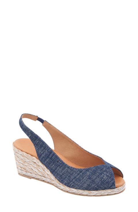 Audrey Espadrille Wedge Sandal (Women)