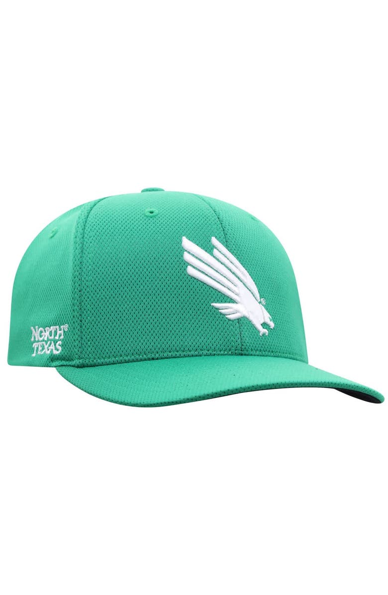 TOP OF THE WORLD Men's Top of the World Kelly Green North Texas Mean Green Reflex Flex Hat, Alternate, color, Kelly Green