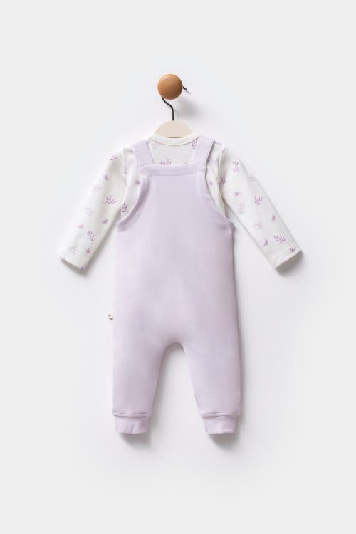 Moi Noi Growing Butterfly One-piece Set In Purple