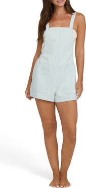 Billabong Beach Crush Denim Shortalls