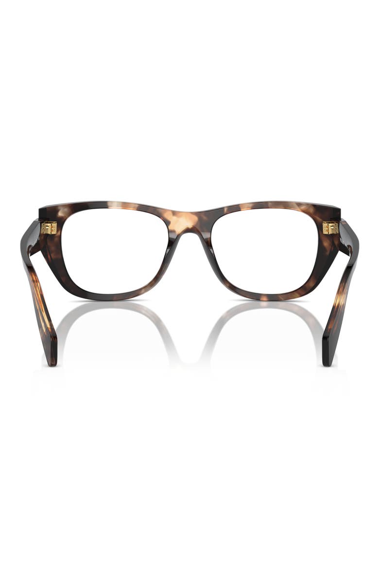 52mm Cat Eye Optical Glasses, Alternate, color, BROWN TORTOISE