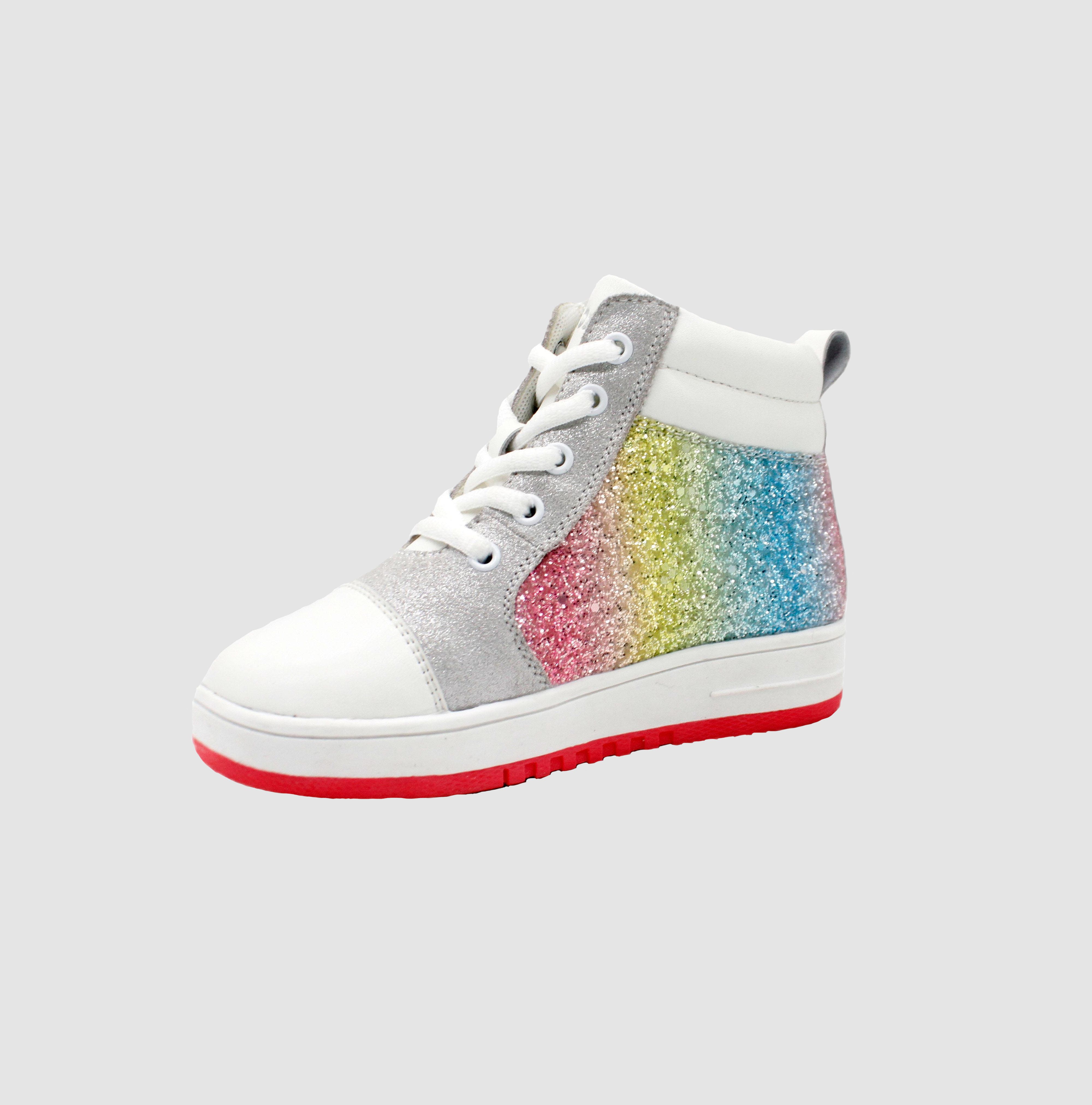 Rodeo sneaker, Alternate, color, White Multi Sparkle