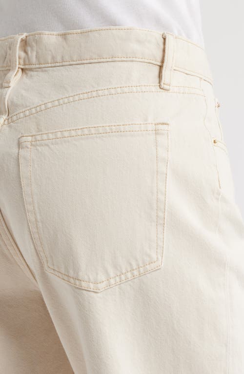 Frame The Candle High Rise Ankle Tapered Jeans In Butter In Butter