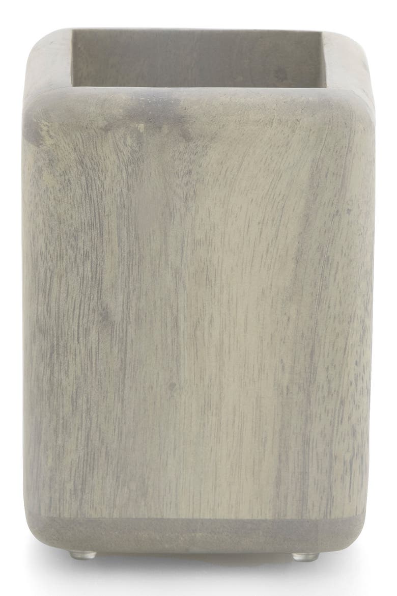 Fiji Mango Wood Tumbler, Main, color, WHITE WASH