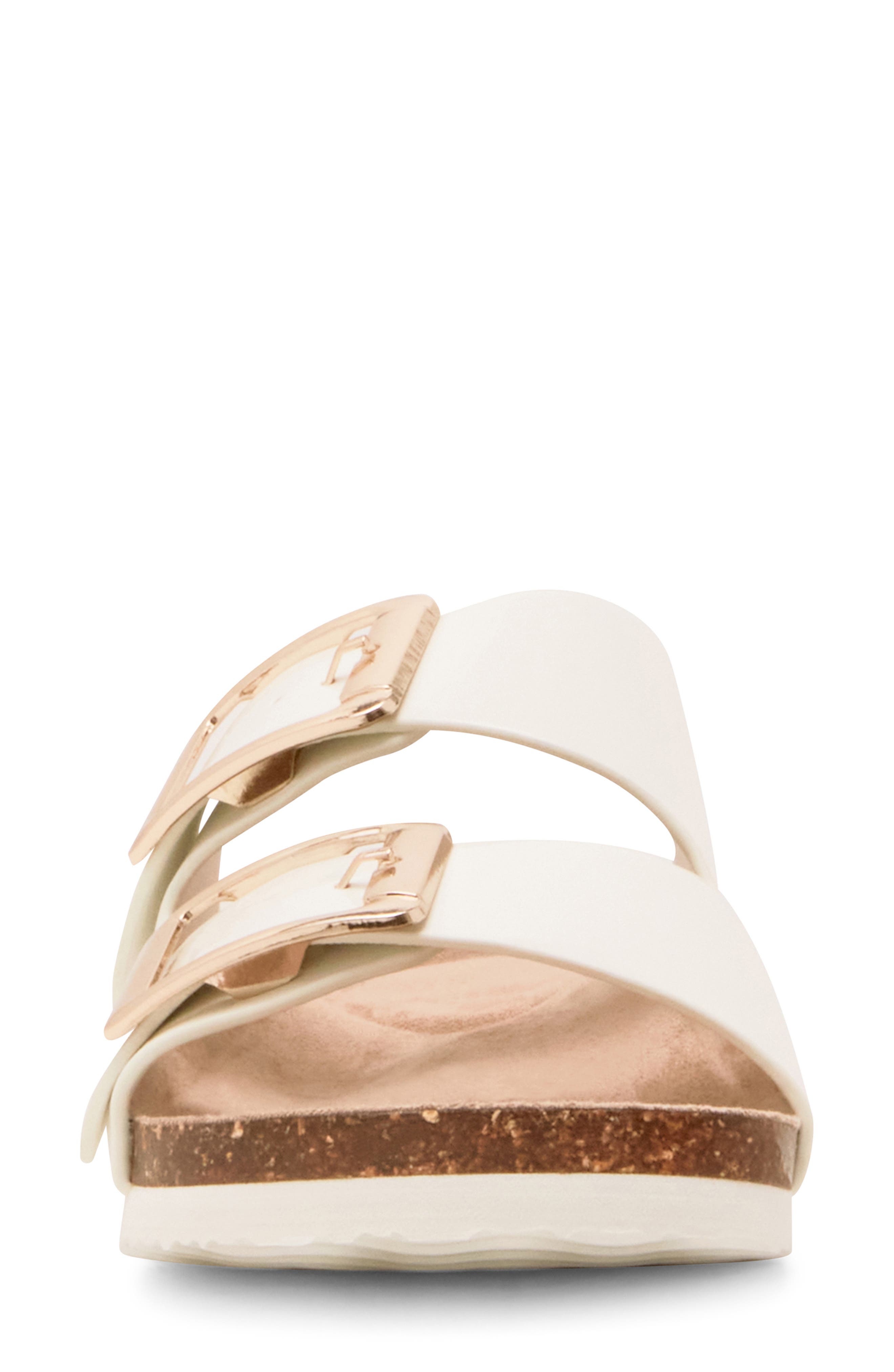 Bodiee Slide Sandal, Alternate, color, WHITE PATENT