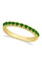  0.38Ct, Emerald, Yellow Gold