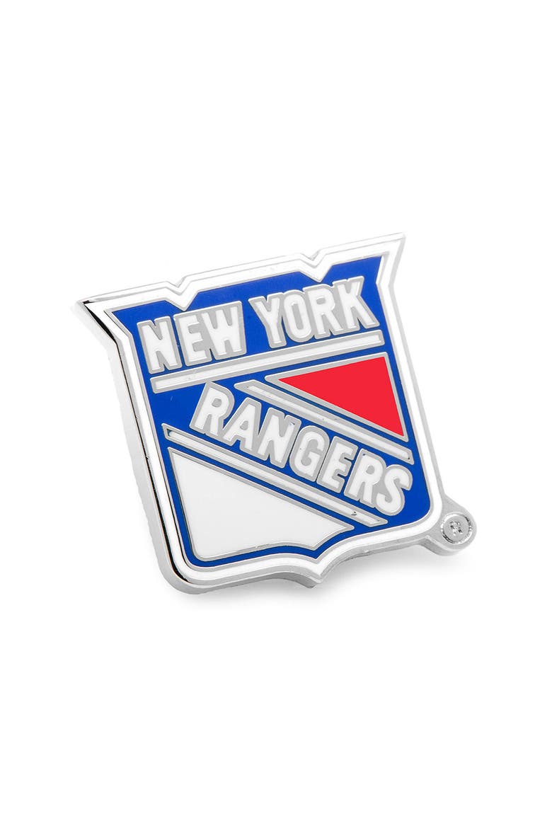 NHL New York Rangers Lapel Pin, Main, color, BLUE