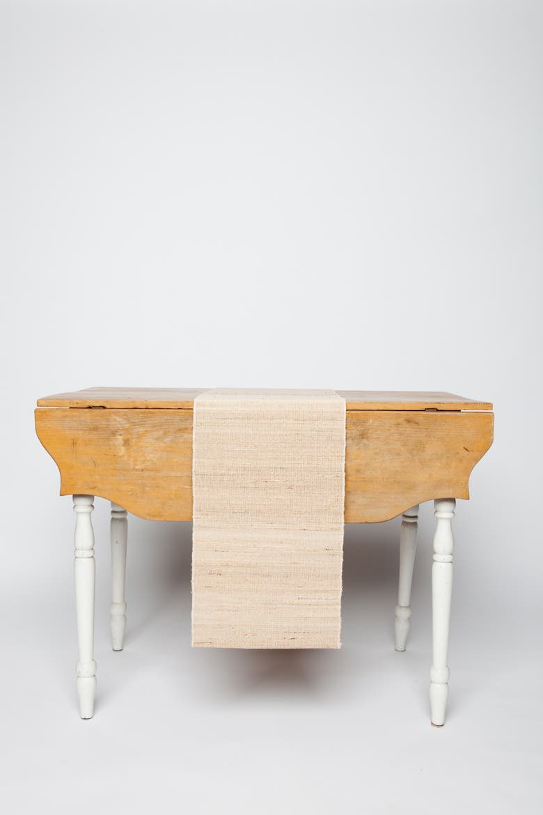 Madeleine Table Runner, Alternate, color, Biscotti