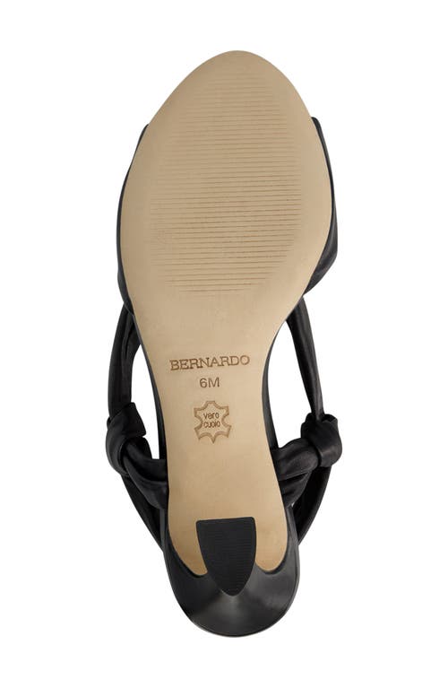 Bernardo Footwear Novah Slingback Sandal In Black