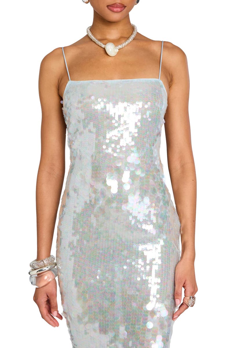 Retrofête Alana Sequin Dress, Alternate, color, 