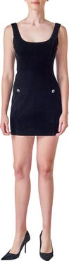 Endless Rose Sleeveless Velvet Minidress