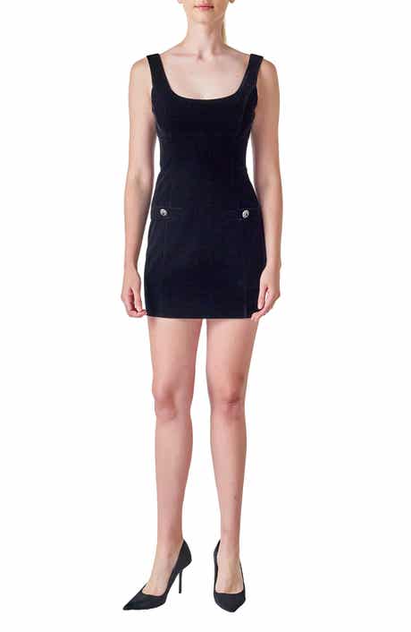 Endless Rose Sleeveless Velvet Minidress