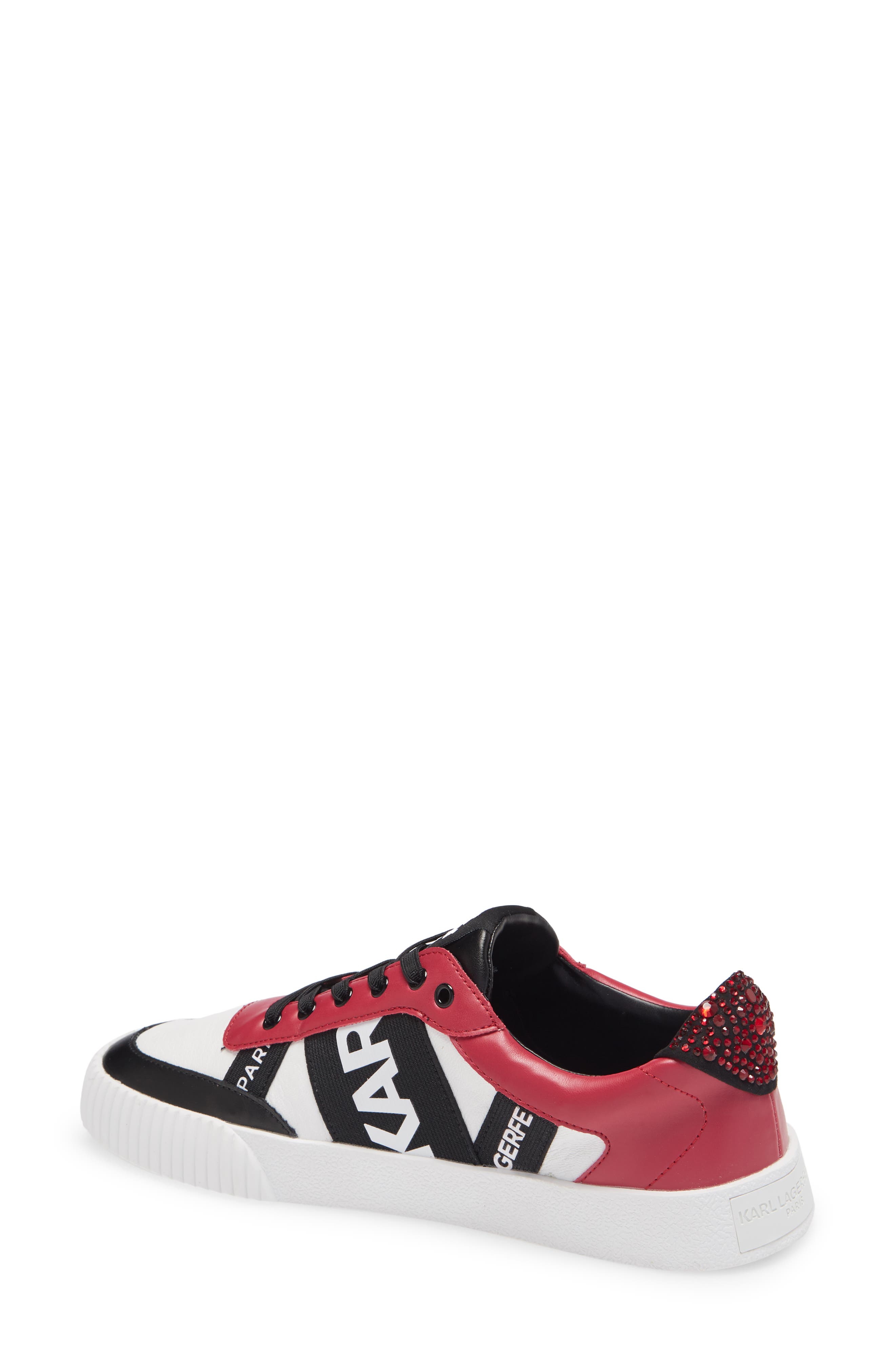 Jaylee Sneaker, Alternate, color, WHITE/ RED