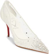 Christian Louboutin Miss Z Degrastrass Perla Pointed Toe Pump