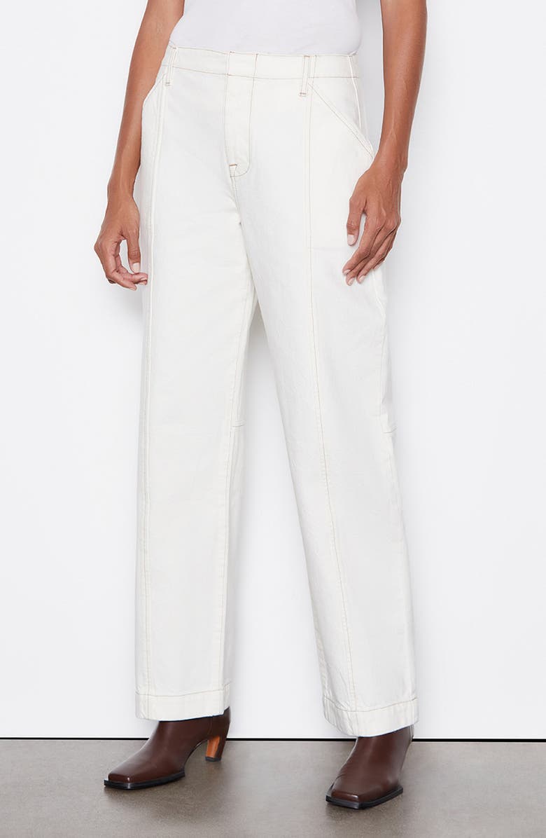 FRAME High Waist Relaxed Cotton Pants, Alternate, color, 