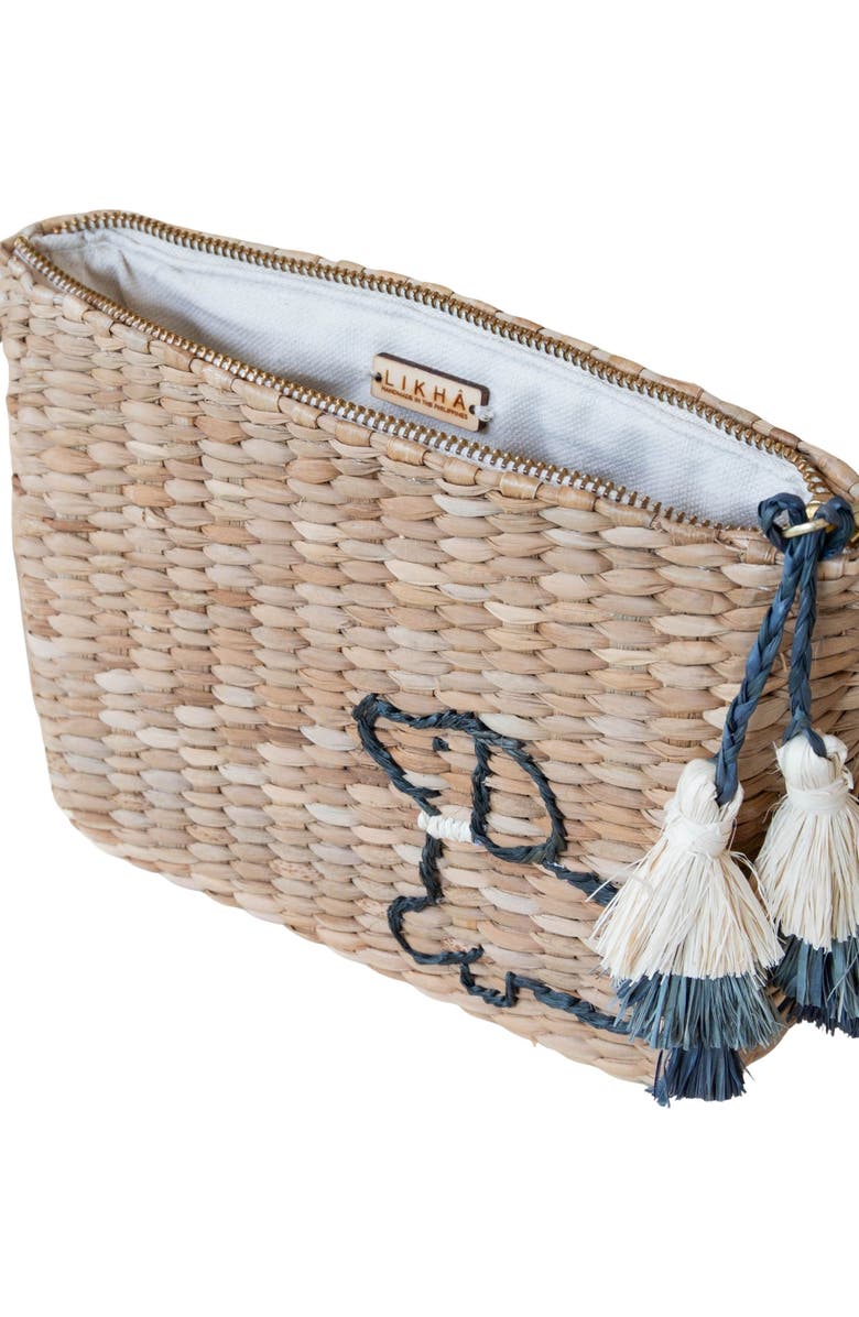 LIKHA Dachshund Embroidered Wristlet, Alternate, color,