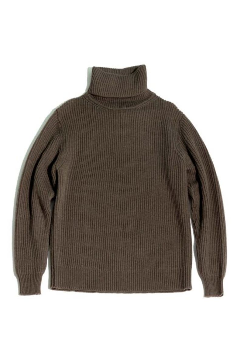 Vittorio High Neck Sweater, Main, color, KHAKI1