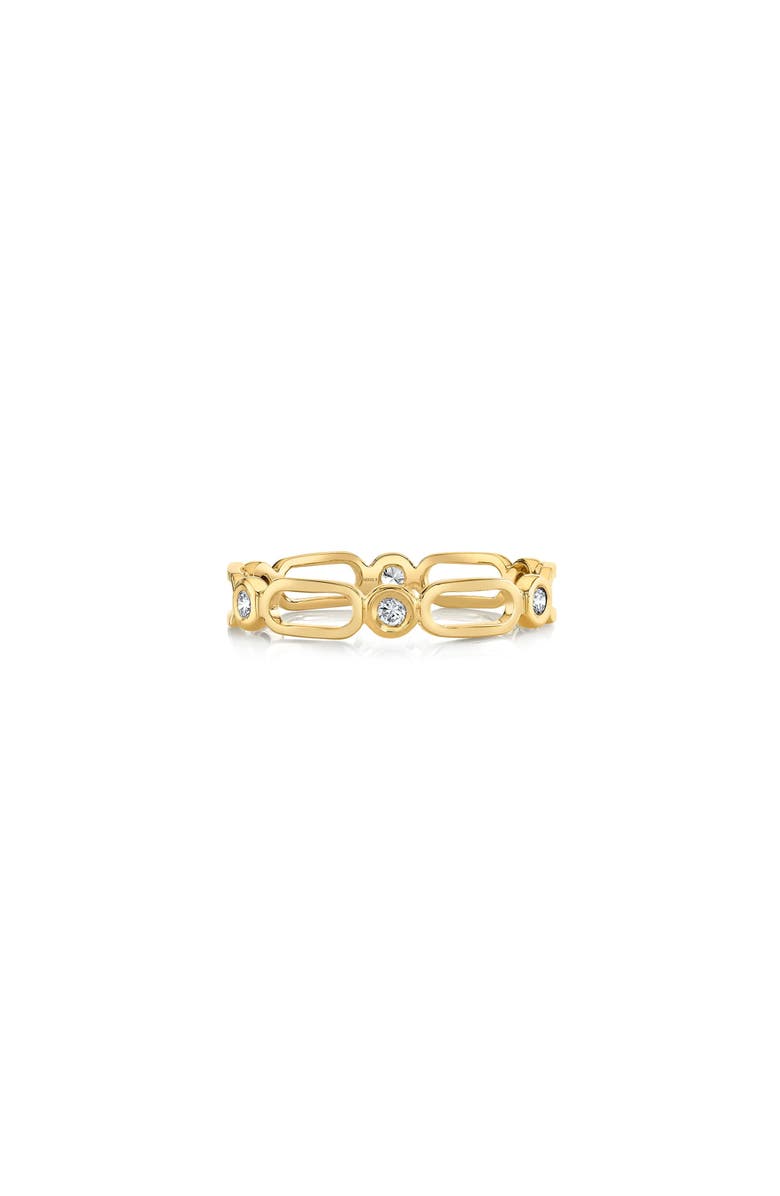 Michael M Link Connection Ring, Main, color, Yellow Gold