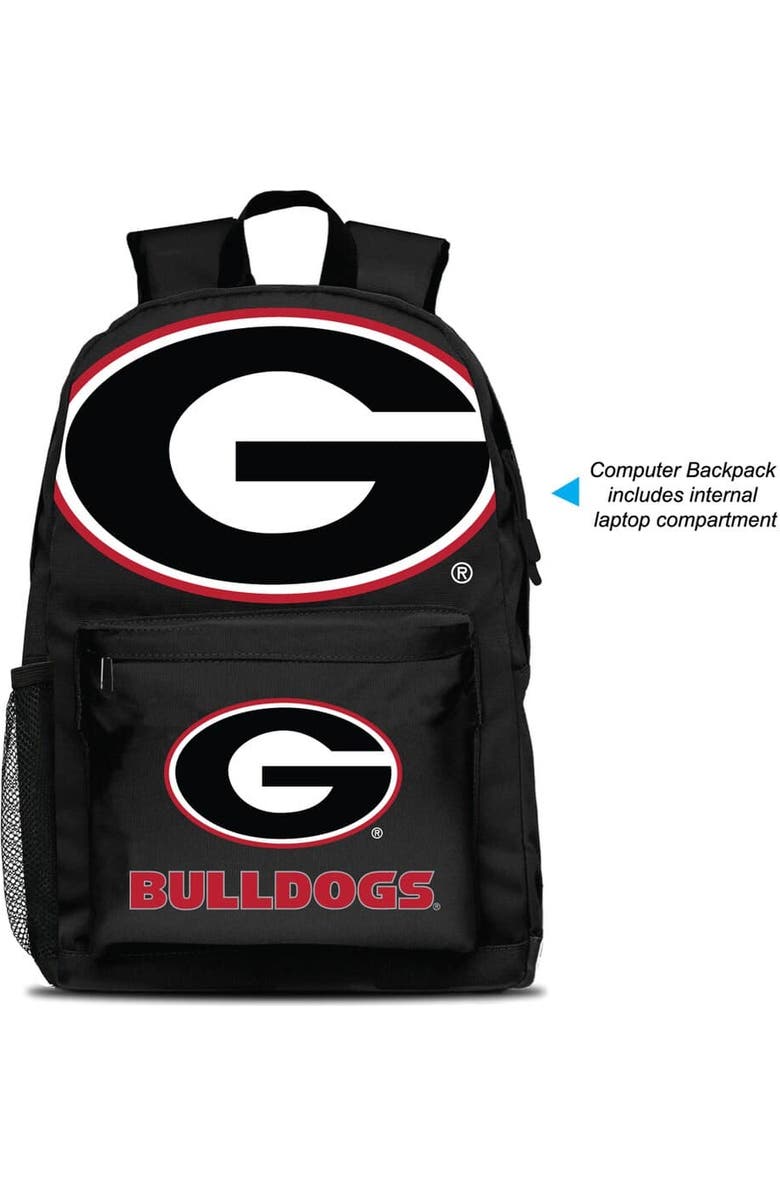 MOJO Georgia Bulldogs MOJO Large Logo Fan Backpack, Main, color, Black