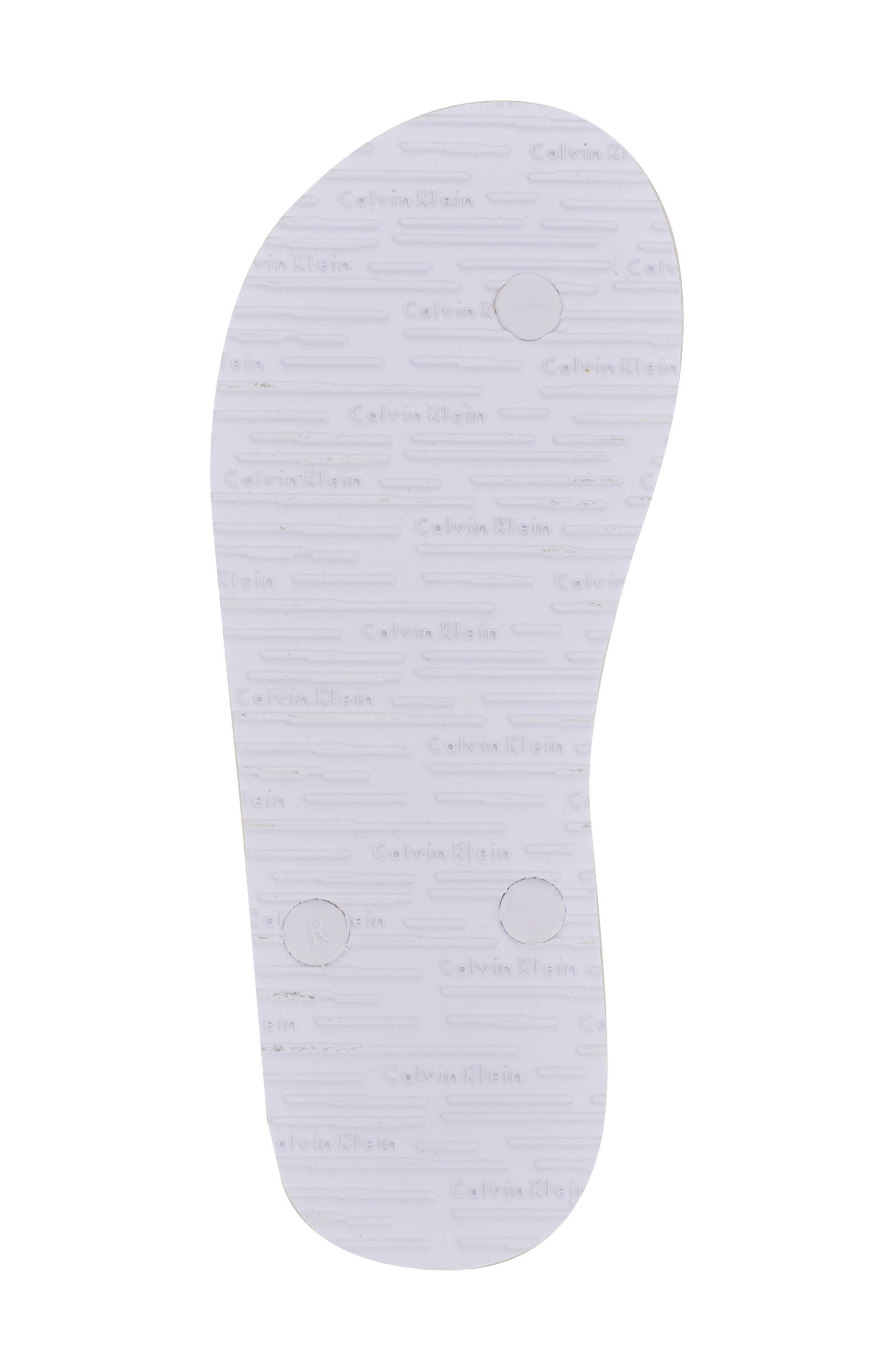 Calvin Klein Salma Flip Flop, Alternate, color, White