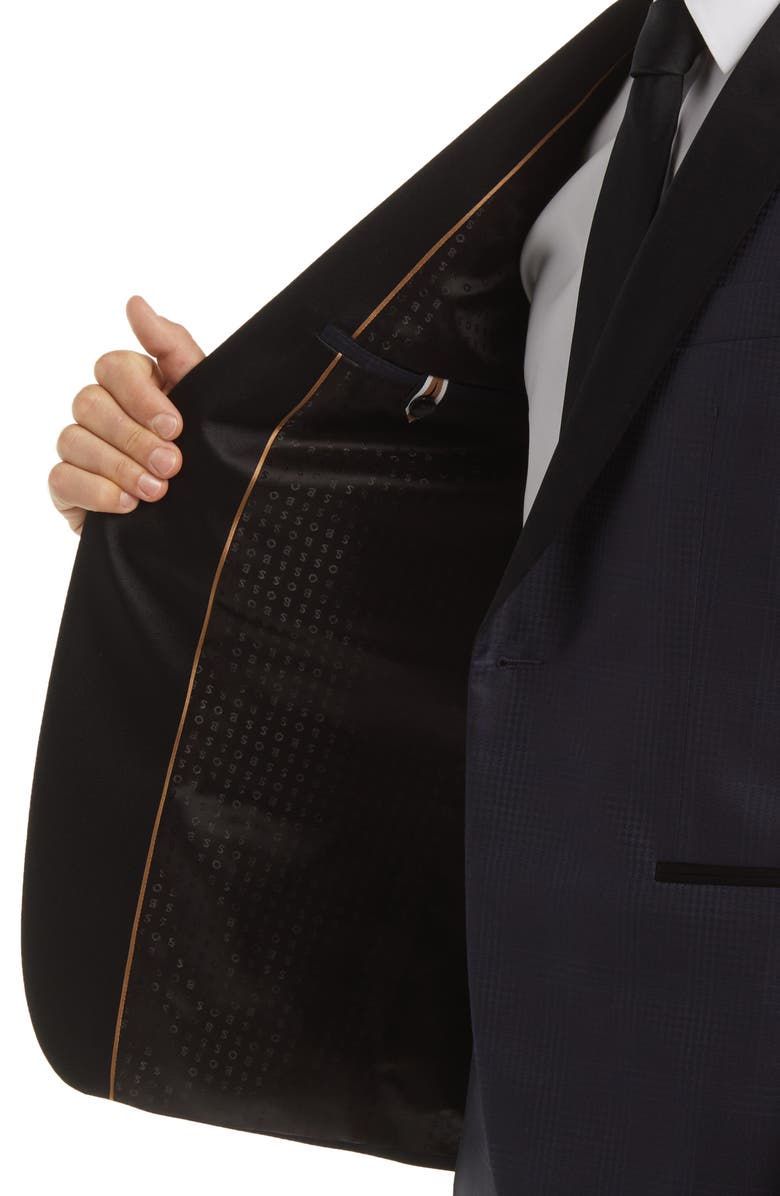 BOSS Huge Virgin Wool Blend Suit, Alternate, color, 