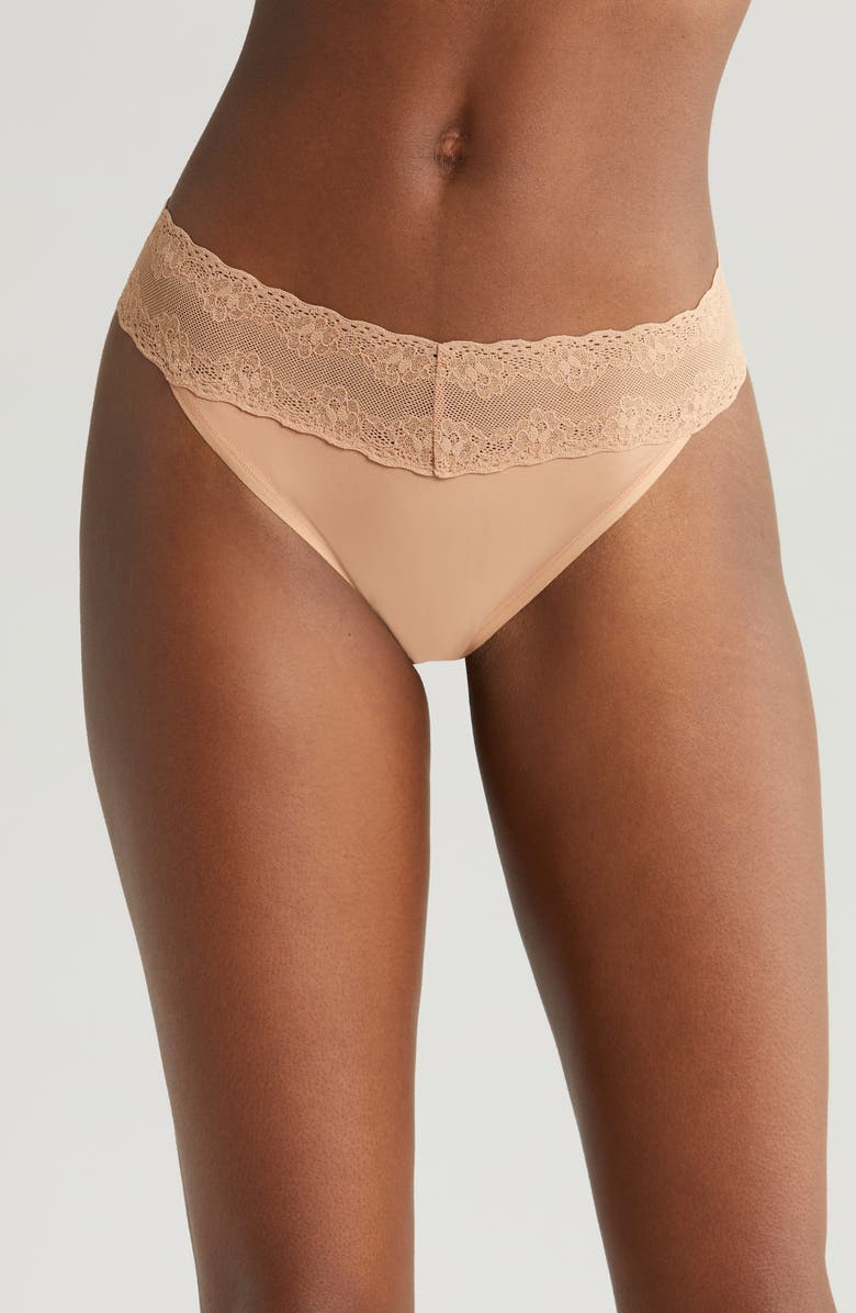 Natori Bliss Perfection Thong, Main, color, Glaze