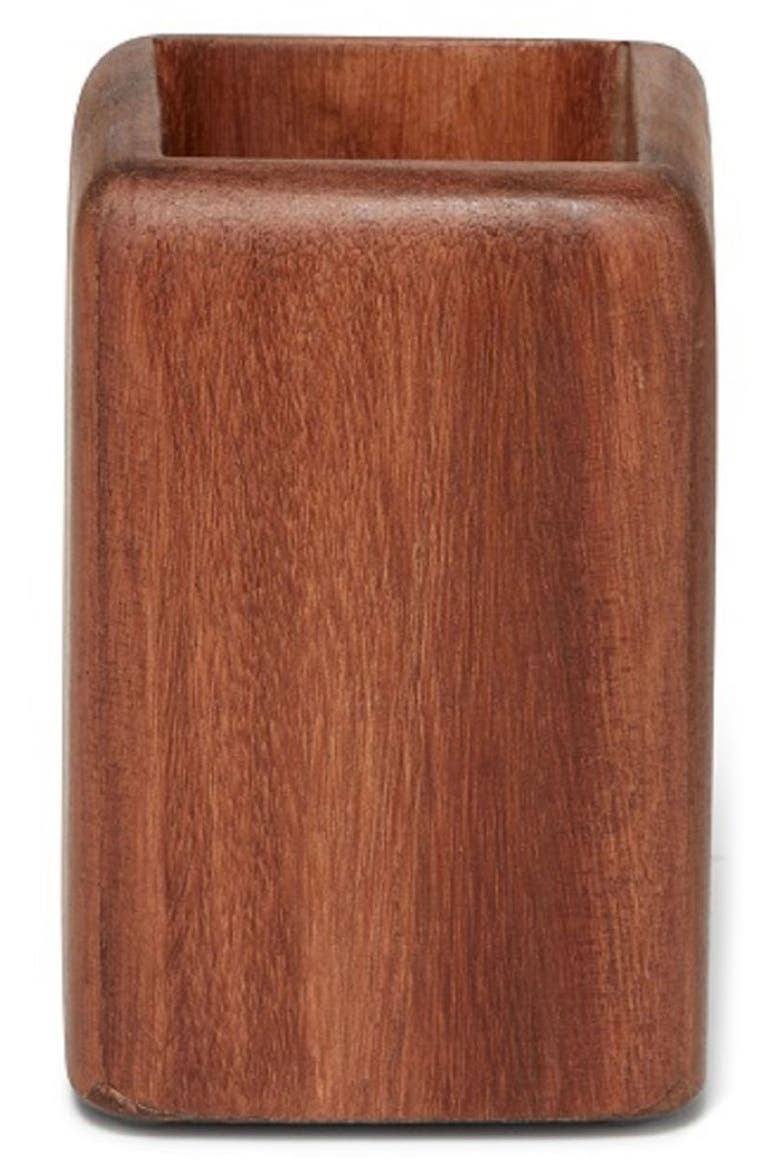 Nature's Home Pencil Cup, Main, color, WOOD