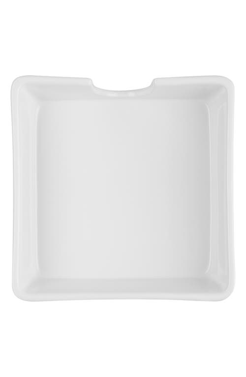Le Creuset Stoneware Signature Cocktail Napkin Holder In White