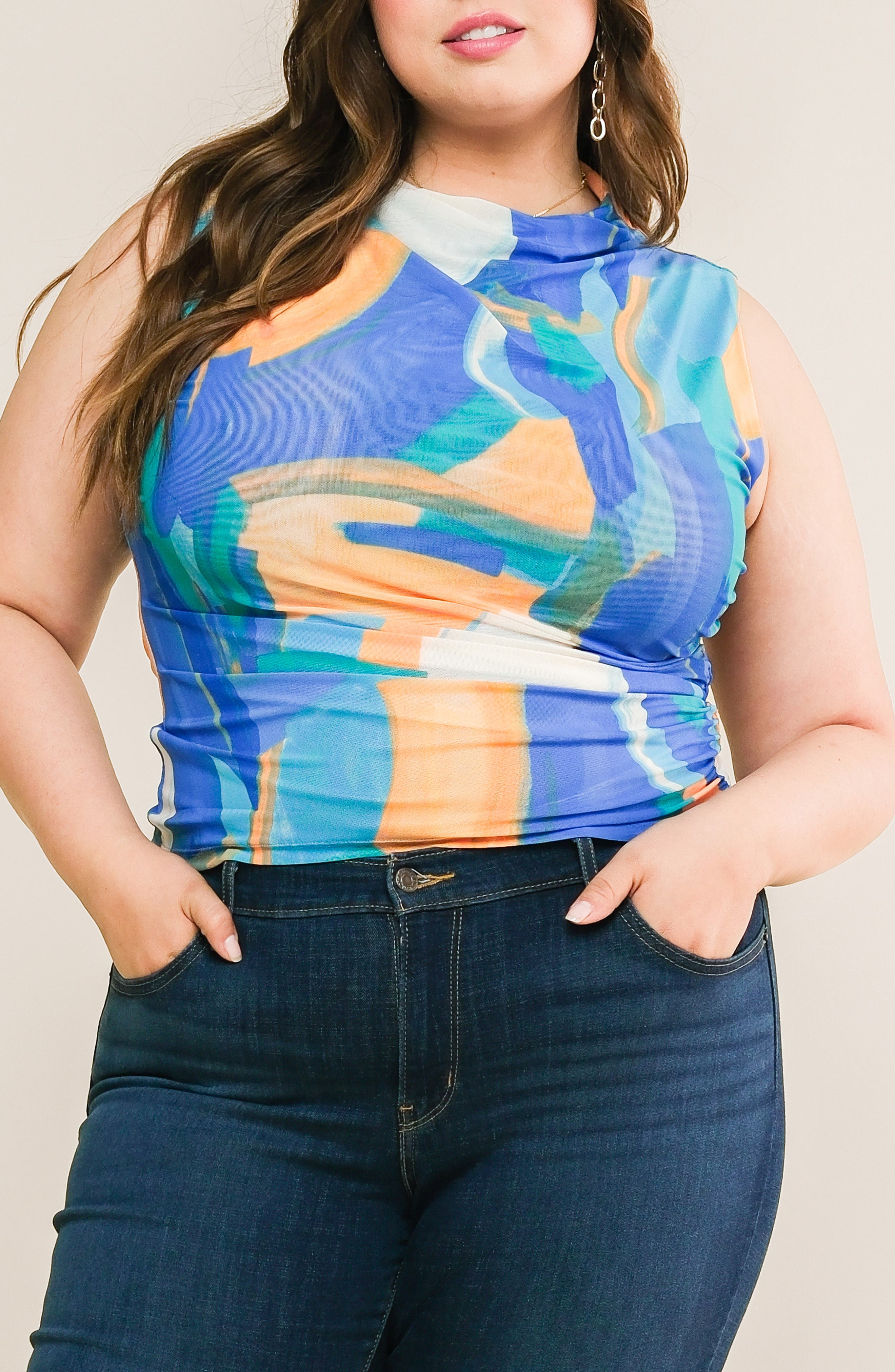 FLYING TOMATO Power Mesh Top