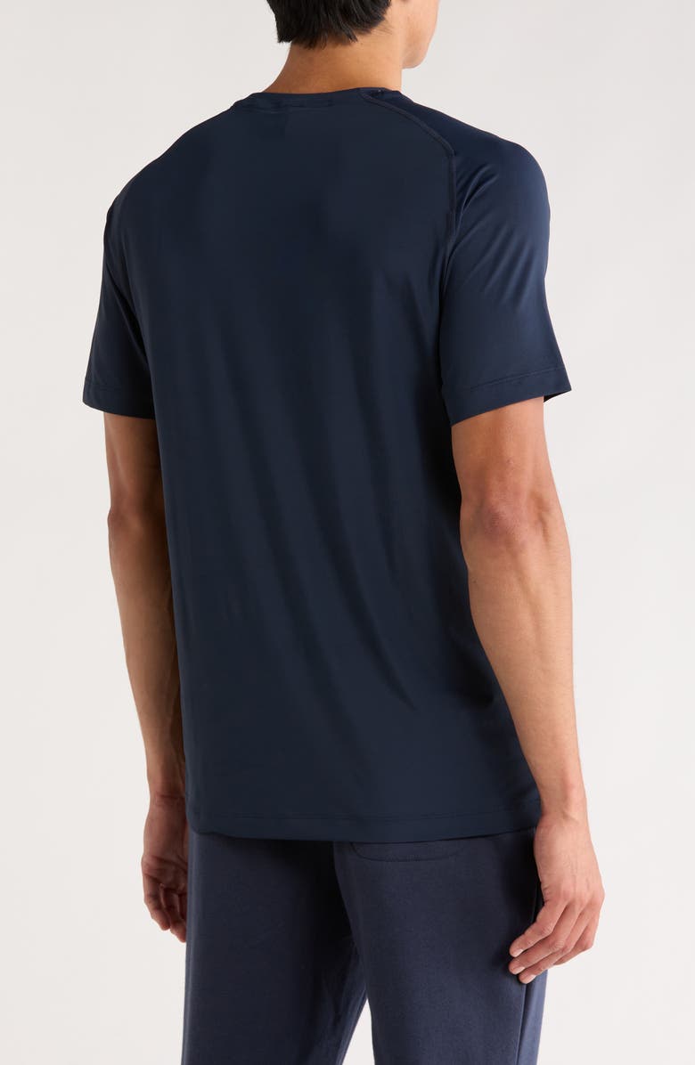 Rhone Extra Mile Performance T-Shirt, Alternate, color, True Navy/ Smoke