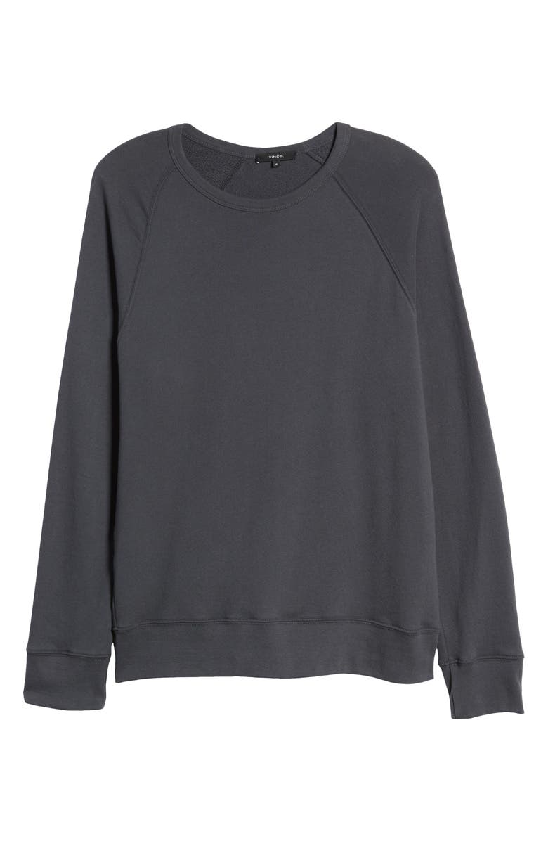 Vince Regular Fit Garment Dye Crewneck Sweatshirt, Alternate, color,