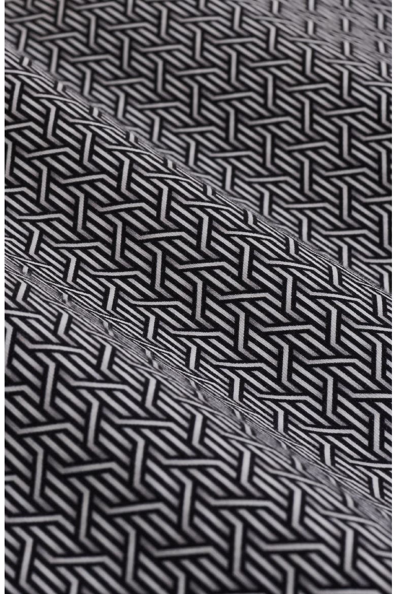 James OoohCotton® Geo Print Button-Up Shirt, Alternate, color, BLACK