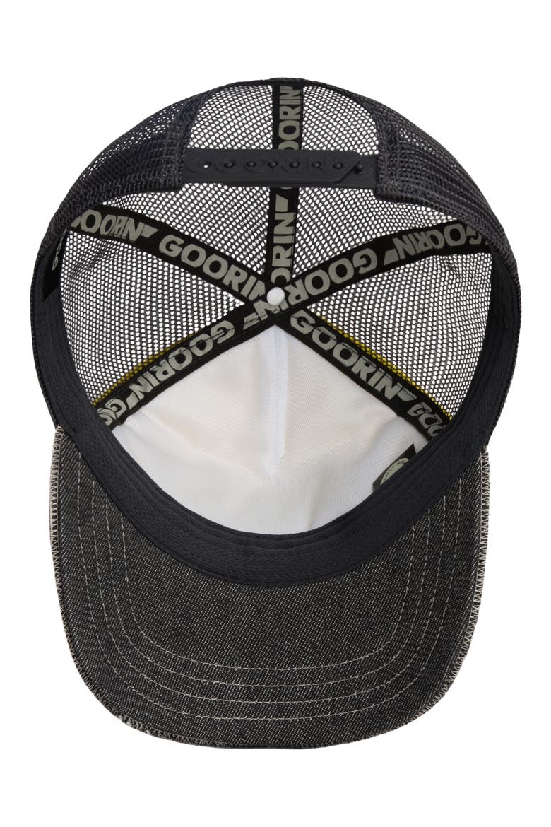 King Disruption Trucker Hat, Alternate, color, OIL