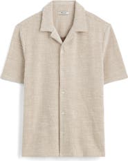 Madewell Texture Stripe Camp Shirt