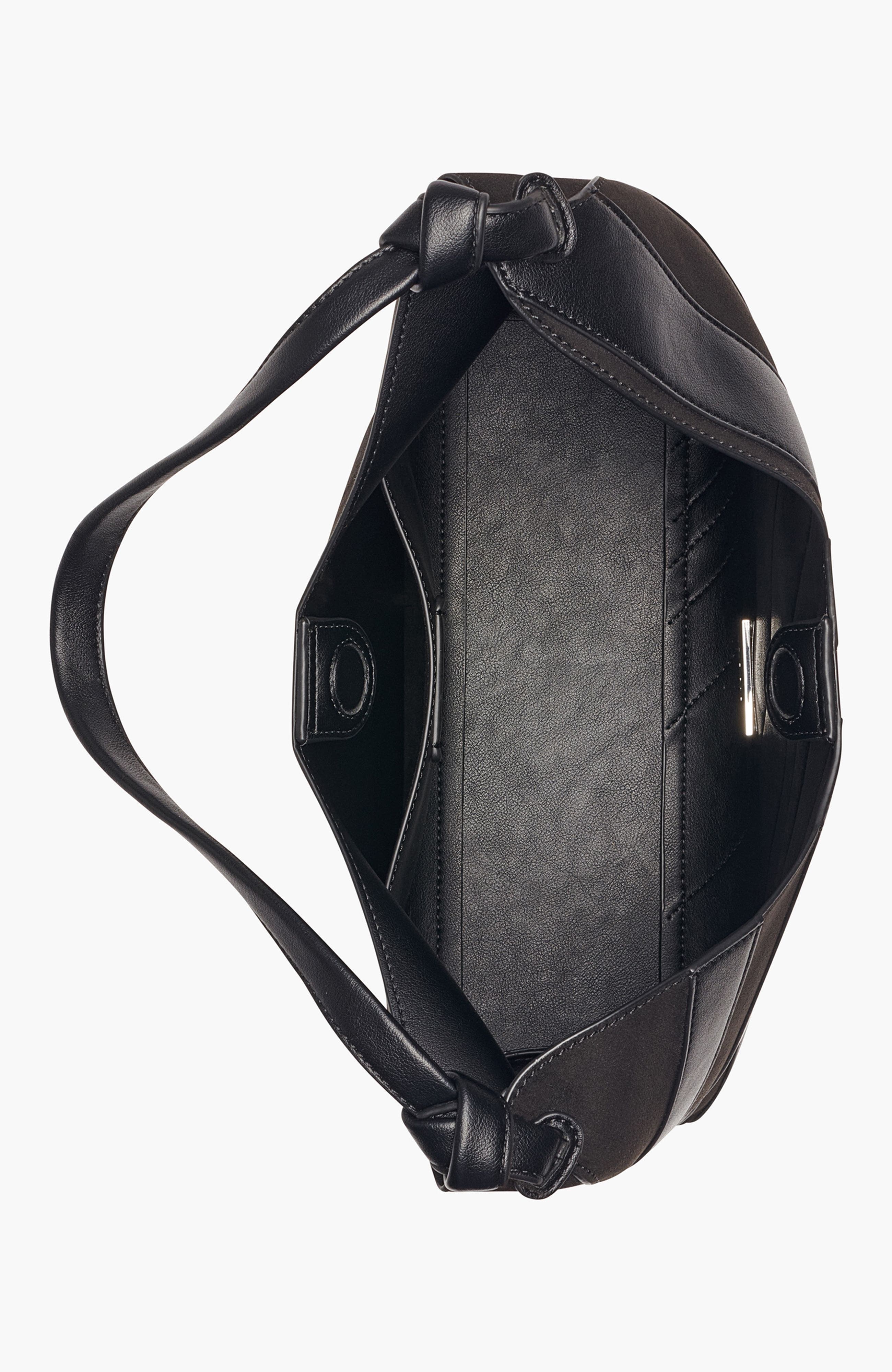 Paula Shoulder Bag, Alternate, color, Black/Silver