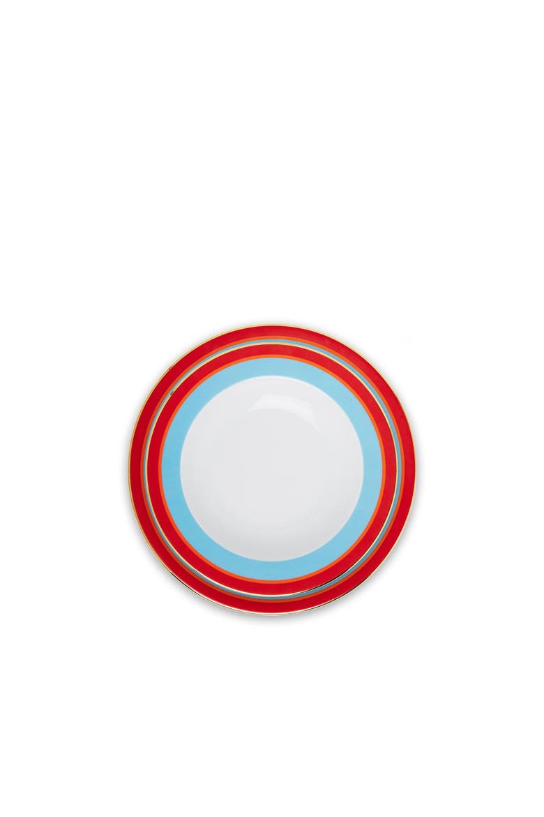 Soup Plates Set Of 2, Alternate, color, Rainbow Azzurro Light Blue