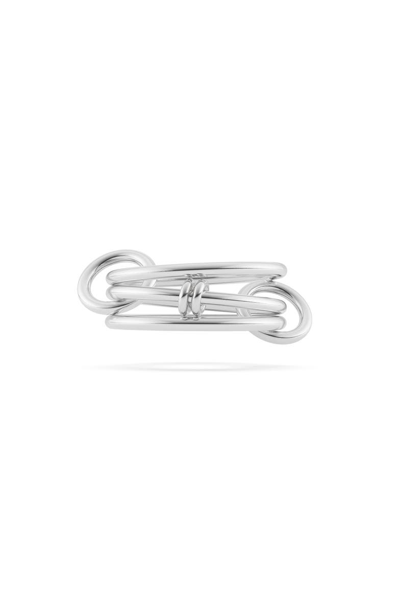 Acacia 3-Link Ring, Main, color, SILVER