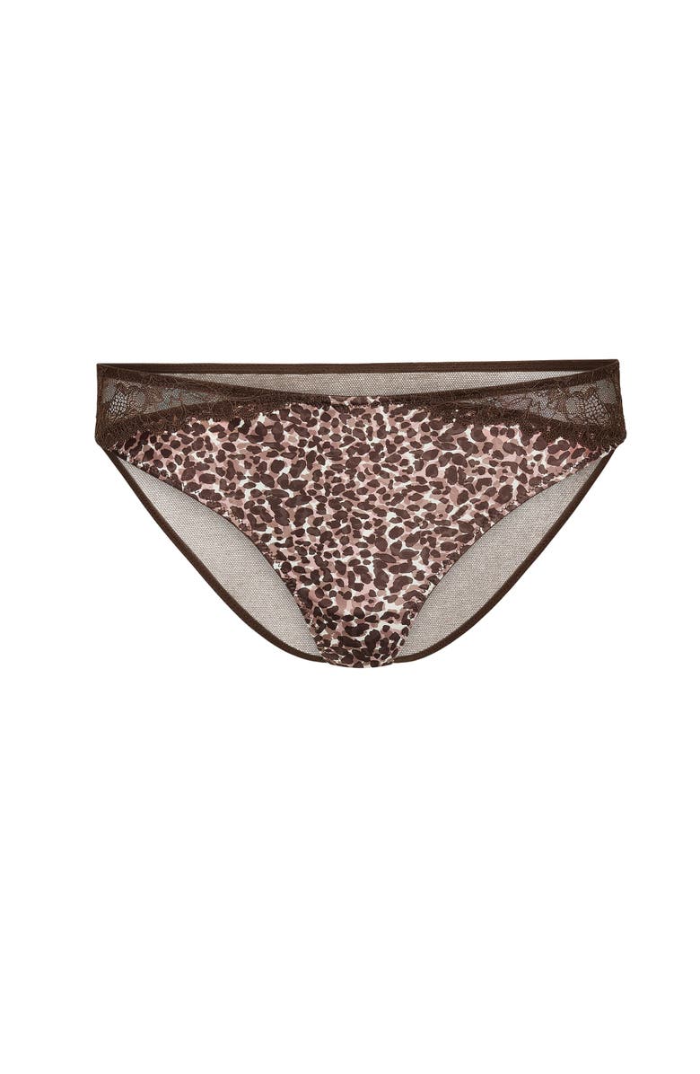 Adore Me Haley Cheeky Panties, Alternate, color, Animal Brown