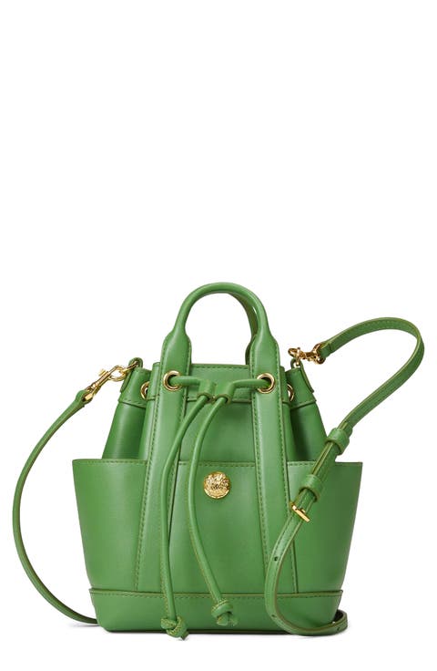 Mini Goody Leather Bucket Bag