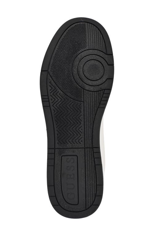 Guess Trisca High Top Sneaker In White/black