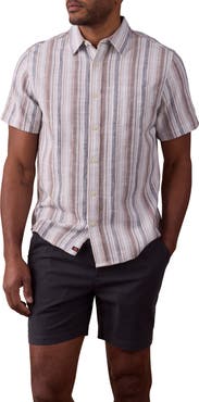 The Normal Brand Freshwater Short Sleeve Button-Up Shirt