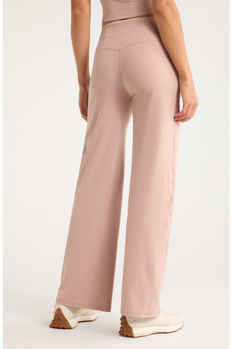 Zen High Waist Wide Leg Pants, Alternate, color, PINK FAWN