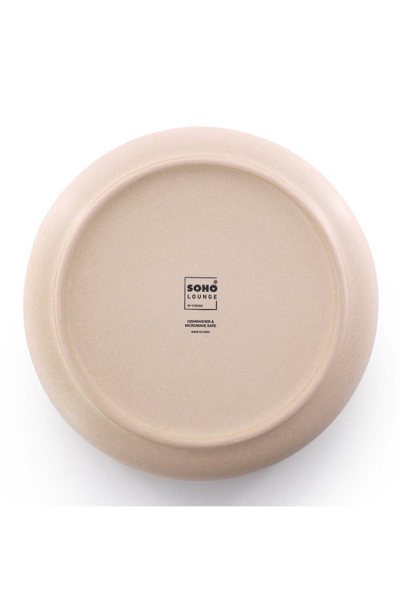 Soho Lounge Bryant Park 2 Piece 8 Inch Stoneware Dinner Bowl Set, Alternate, color, Beige